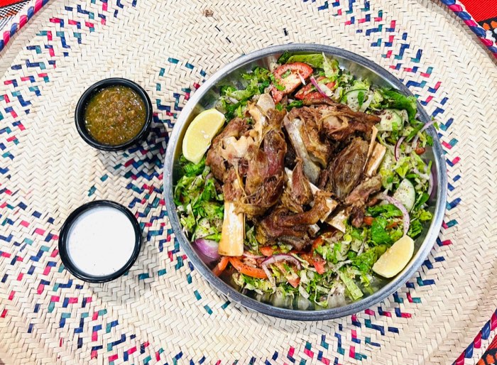 Mandi Lamb - With Salad