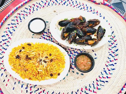 A Grilled Seafood Mussels