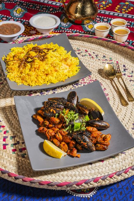 Grilled Mussels